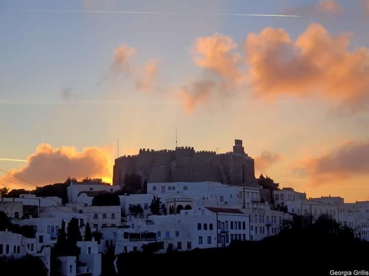 Patmos Chora traditional villa Genadio Exterior foto